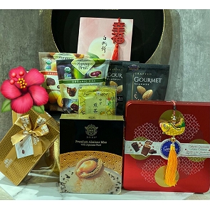 FD-HA11 Premium Abalone Rice and Peach Mochi Hamper
